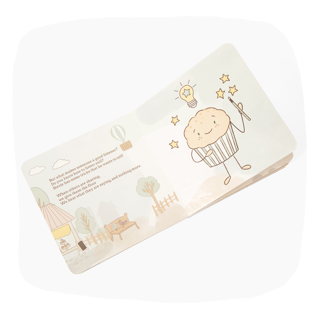 Stevie Streusel | Book &amp; Snuggler Set