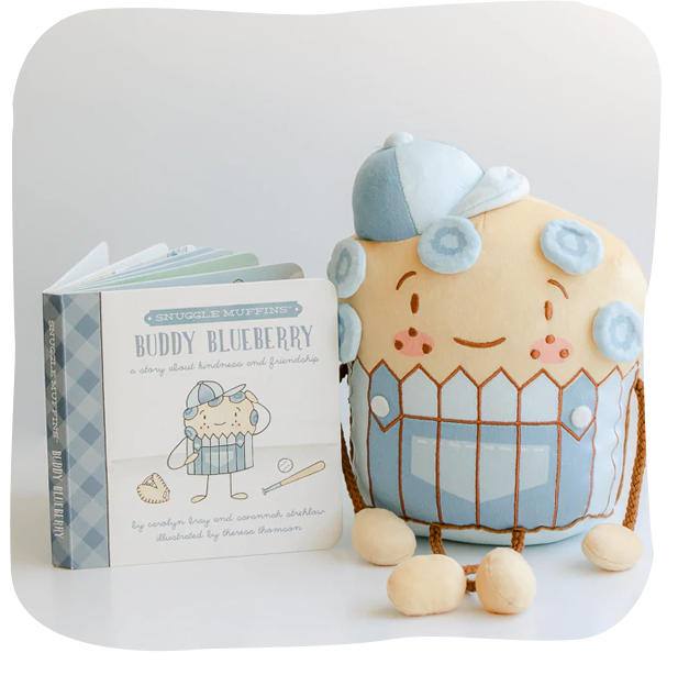 Buddy Blueberry | Book &amp; Snuggler Set