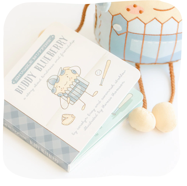 Buddy Blueberry | Book &amp; Snuggler Set
