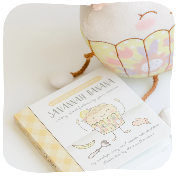 Savannah Banana | Book &amp; Snuggler Set